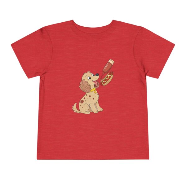Cute Dog Hot Dog Toddler Tee – Fun Summer Style for Kids - Image 41