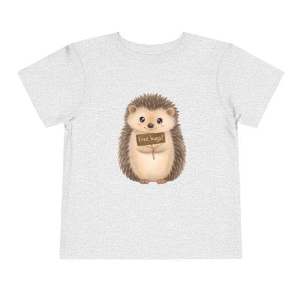 Toddler Short Sleeve Tee - "Free Hugs" Cute Hedgehog Design - Image 19