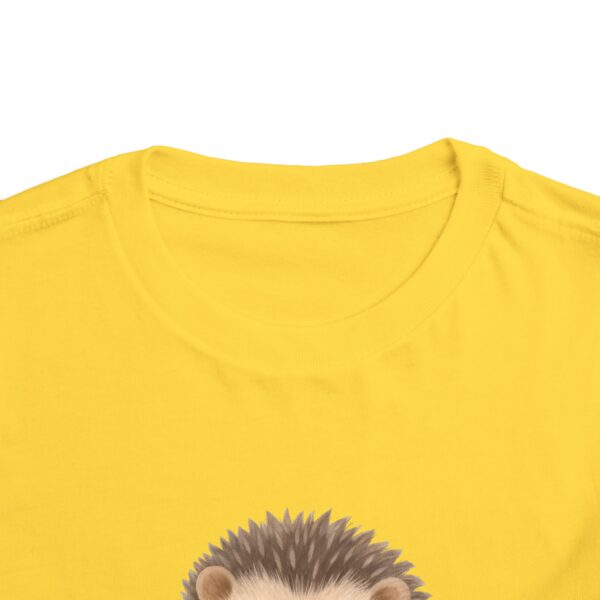 Toddler Short Sleeve Tee - "Free Hugs" Cute Hedgehog Design - Image 3