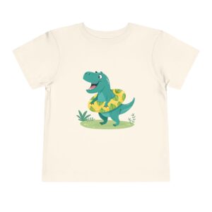 Dinosaur Pool Party Toddler Short Sleeve Tee