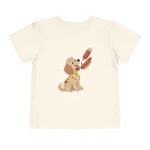 Cute Dog Hot Dog Toddler Tee – Fun Summer Style for Kids